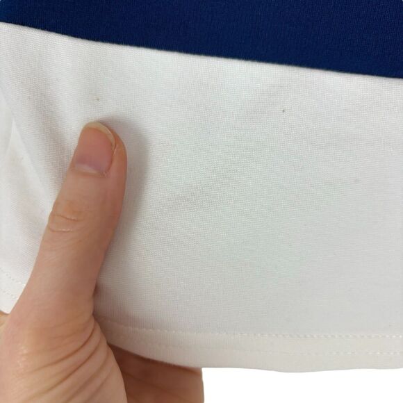 English Factory Green Blue White Striped Mini Skirt Women's Size Large - Picture 7 of 7